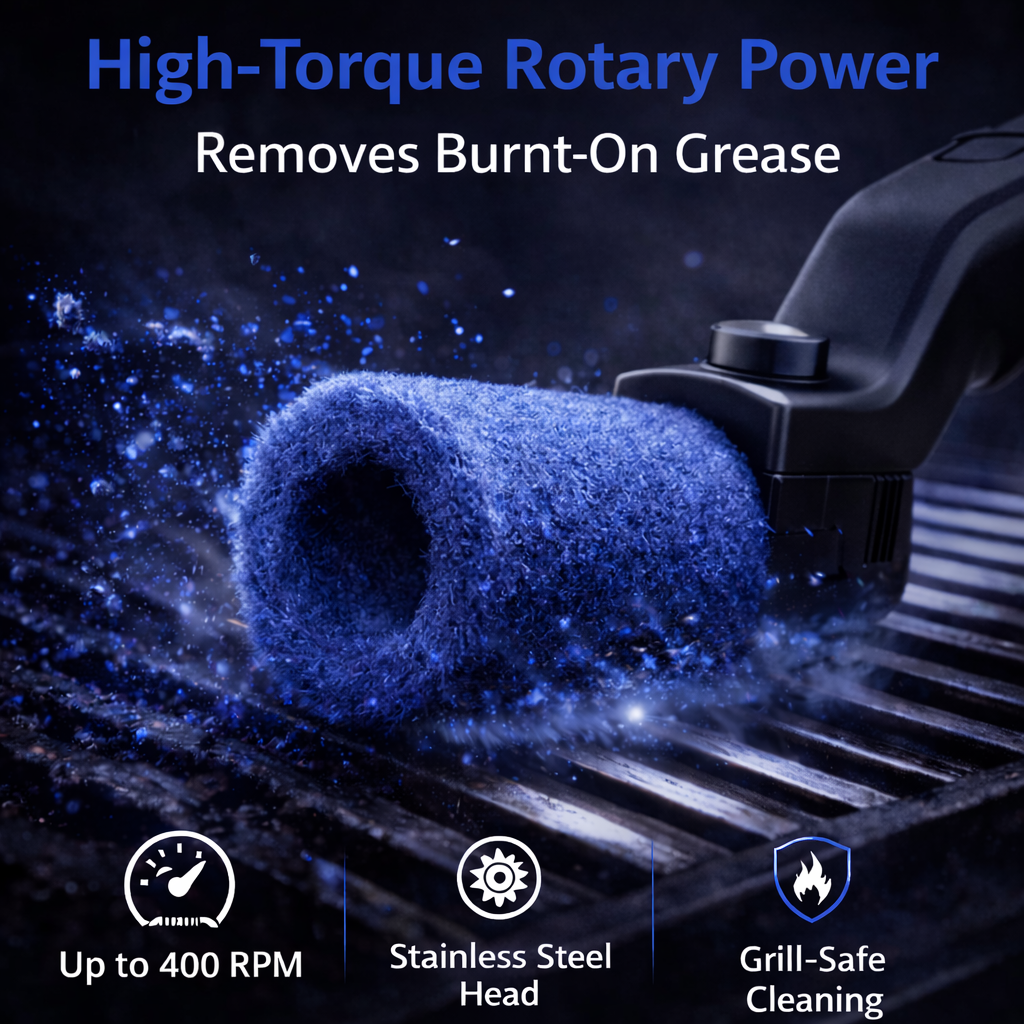 Electric Rotary Grill Brush